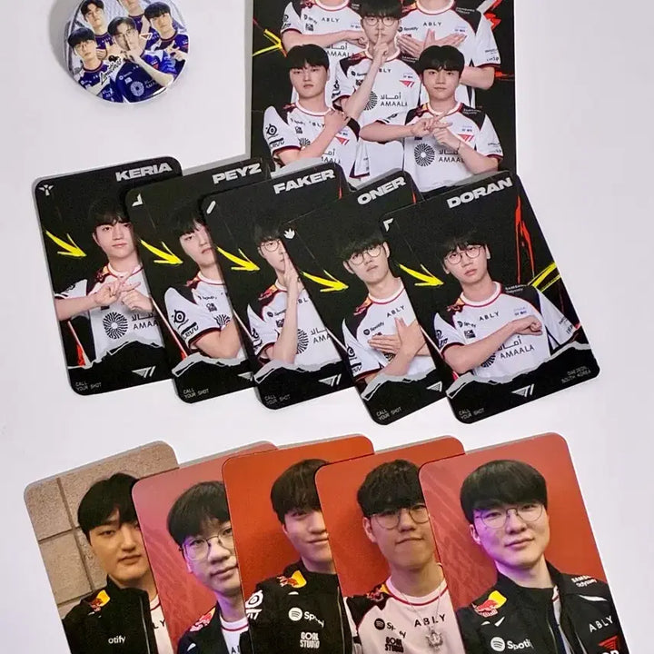 [BUNJANG] MSI T1 Photocard Set + Badge / msi t1 포토카드 세트 + 서비스 뱃지