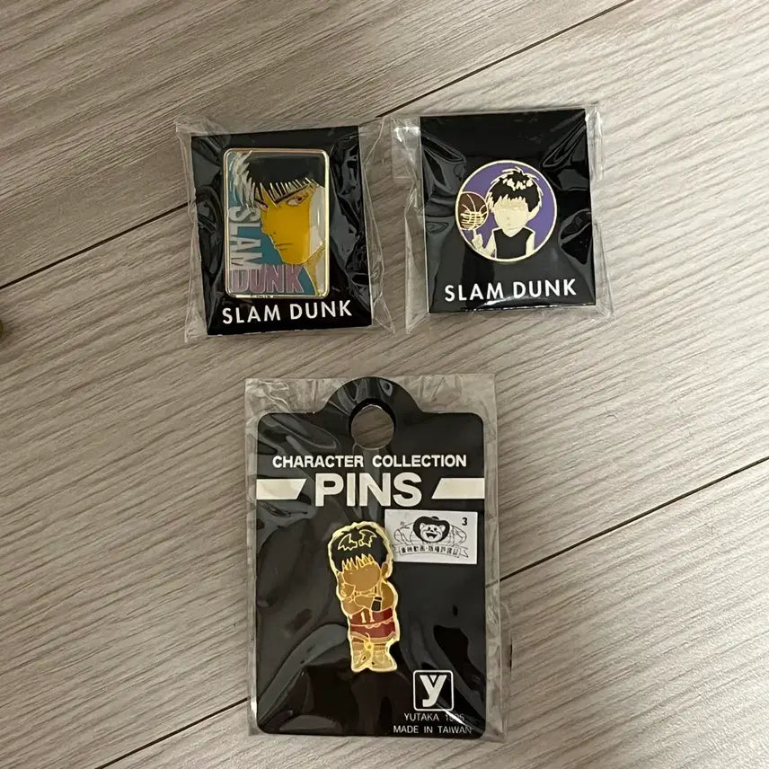 [BUNJANG] Slam Dunk Seo Taeseung Classic Pin Badge Set / 슬램덩크 서태웅 고전 핀뱃지 핀즈 일괄