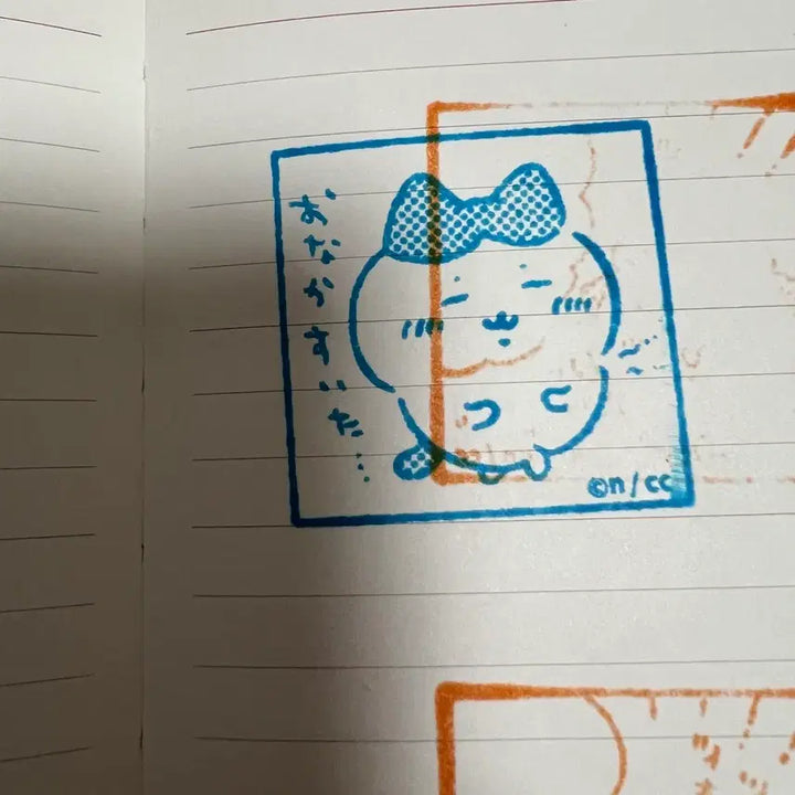 [BUNJANG] Chiikawa Hachiwari Kakao Collaboration Keychain Figure Stamp Set / 치이카와 하치와레 카카오 콜라보 키링 피규어 도장