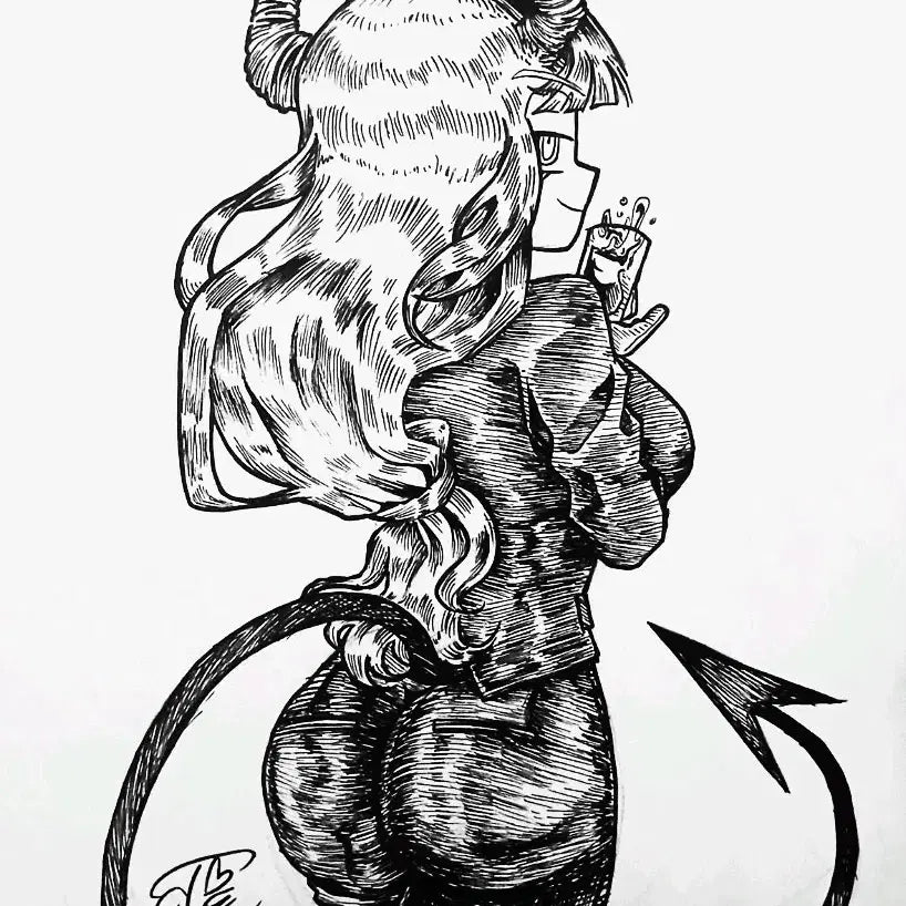 [BUNJANG] Custom Character Line Art Illustration Commission / [커미션] 캐릭터 선화 일러스트 / 자캐, 2차 창작 모두 가능