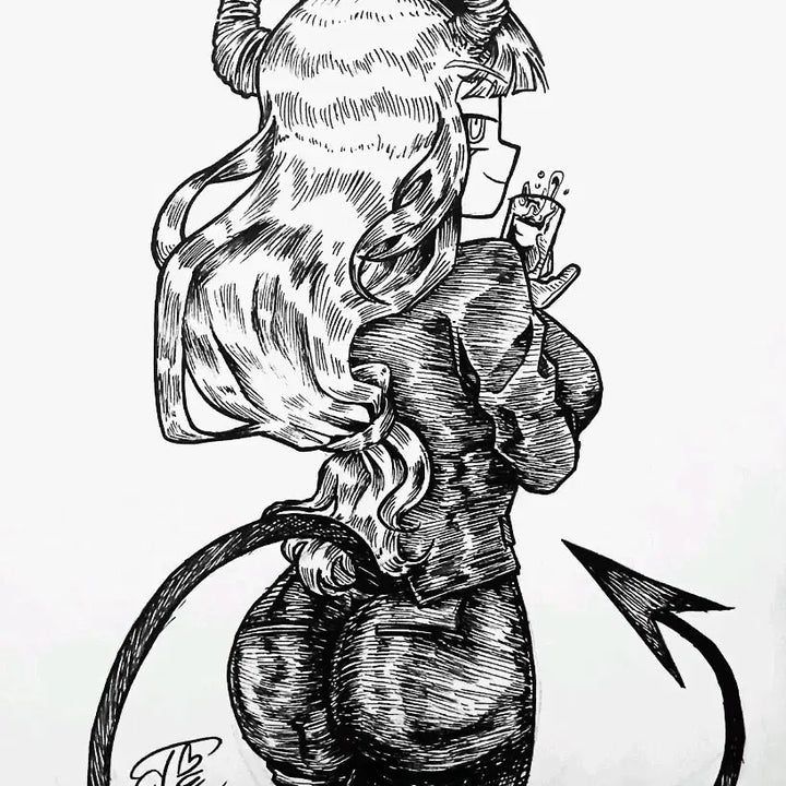 [BUNJANG] Custom Character Line Art Illustration Commission / [커미션] 캐릭터 선화 일러스트 / 자캐, 2차 창작 모두 가능