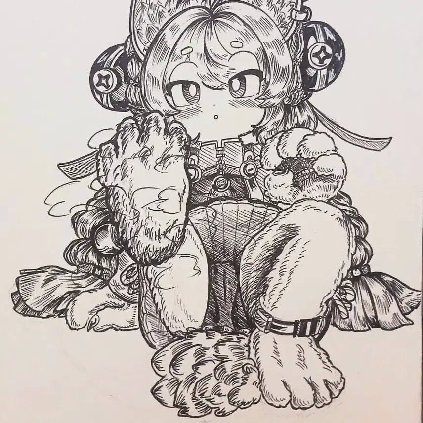 [BUNJANG] Custom Character Line Art Illustration Commission / [커미션] 캐릭터 선화 일러스트 / 자캐, 2차 창작 모두 가능