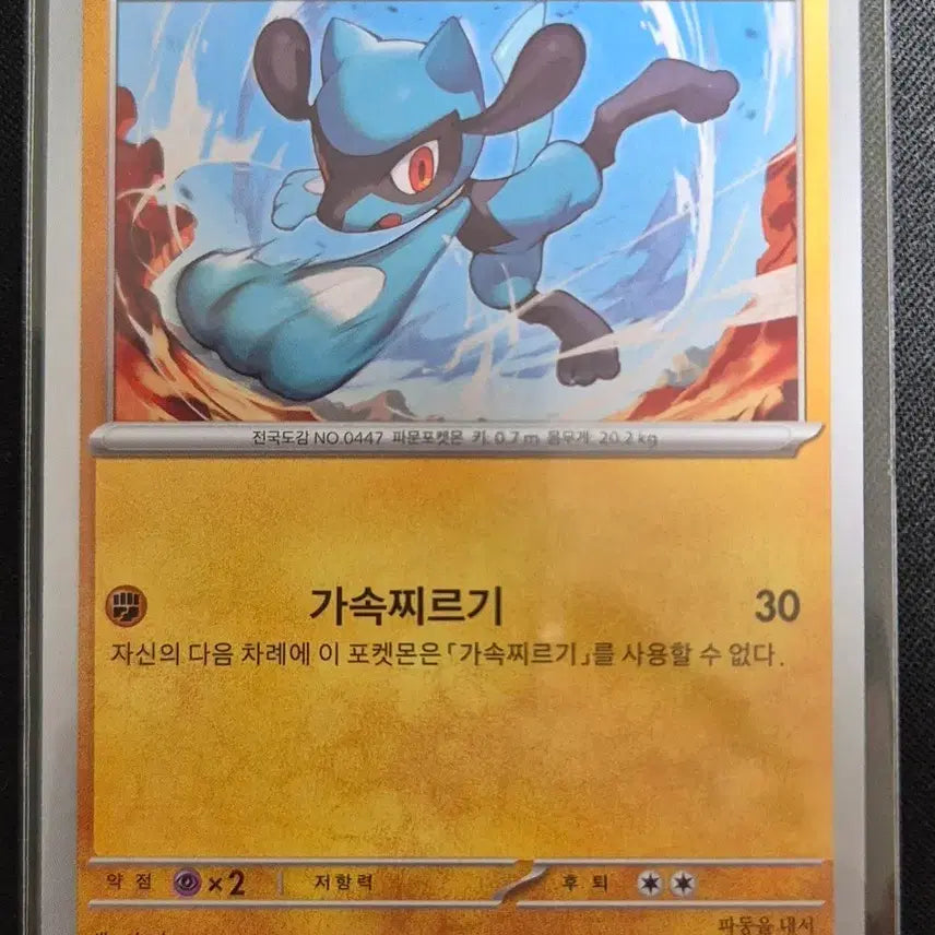 [BUNJANG] Pokemon Card Riolu 028/063 C / 포켓몬카드 리오르 028/063 C