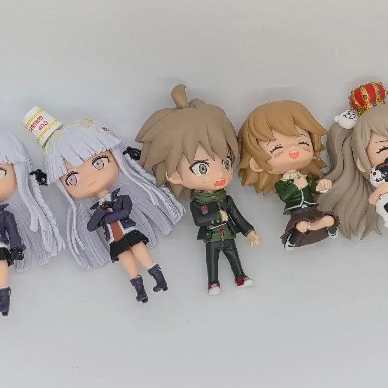 [BUNJANG] Danganronpa Deformed Figure Set (5 Types) - Kirigiri, Naegi, Fujisaki, Junko / [5개세트] 데포르메 피규어 키리기리 쿄코 나에기 마코토 후지사키 치히로 에노시마 쥰코 단간론파