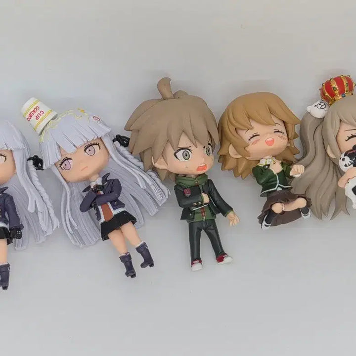 [BUNJANG] Danganronpa Deformed Figure Set (5 Types) - Kirigiri, Naegi, Fujisaki, Junko / [5개세트] 데포르메 피규어 키리기리 쿄코 나에기 마코토 후지사키 치히로 에노시마 쥰코 단간론파