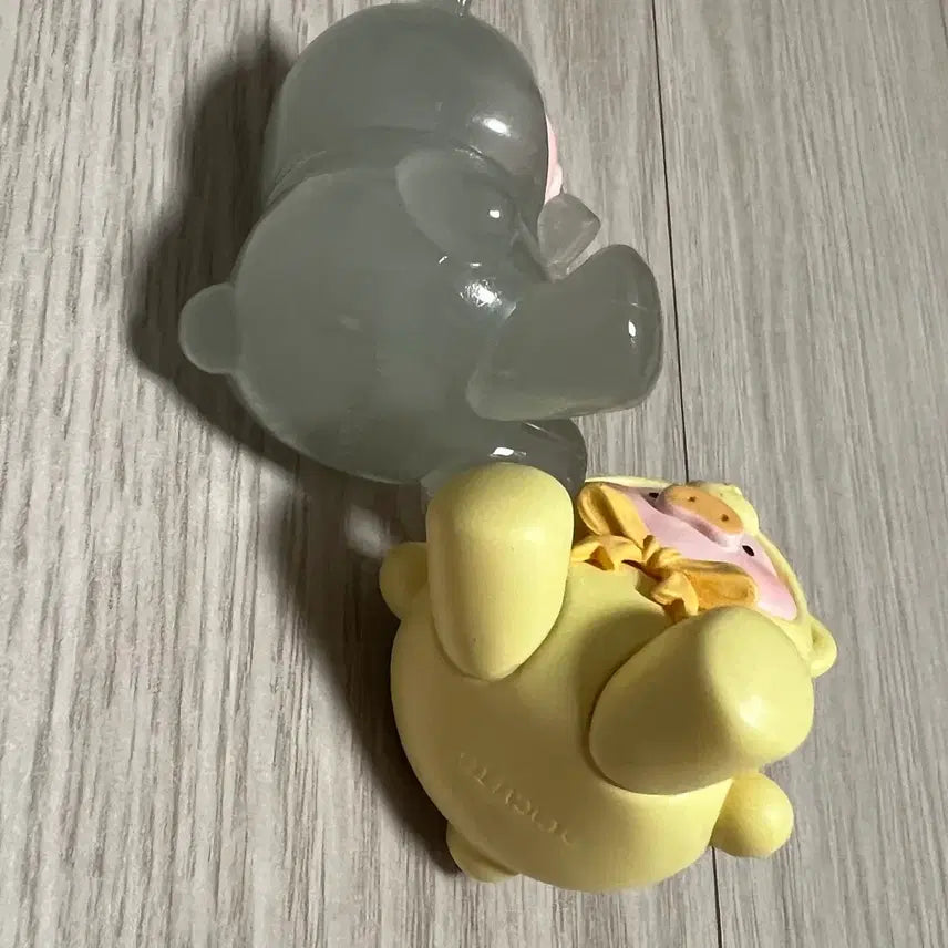 [BUNJANG] Lulu The Piggy Glow-in-the-Dark Yellow Mini Figure / 루루더피기 야광 노랑 미니 피규어