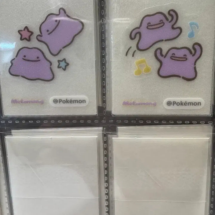 [BUNJANG] Colorgram Pokemon Ditto Sticker Full Set / 컬러그램 포켓몬 메타몽 띠부씰 전종