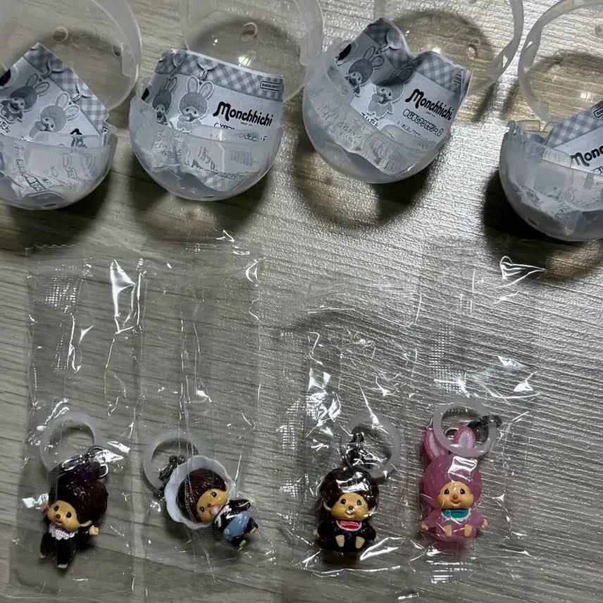 [BUNJANG] Monchhichi Mejirushi Bundle Set / 몬치치 메지루시 4개 일괄