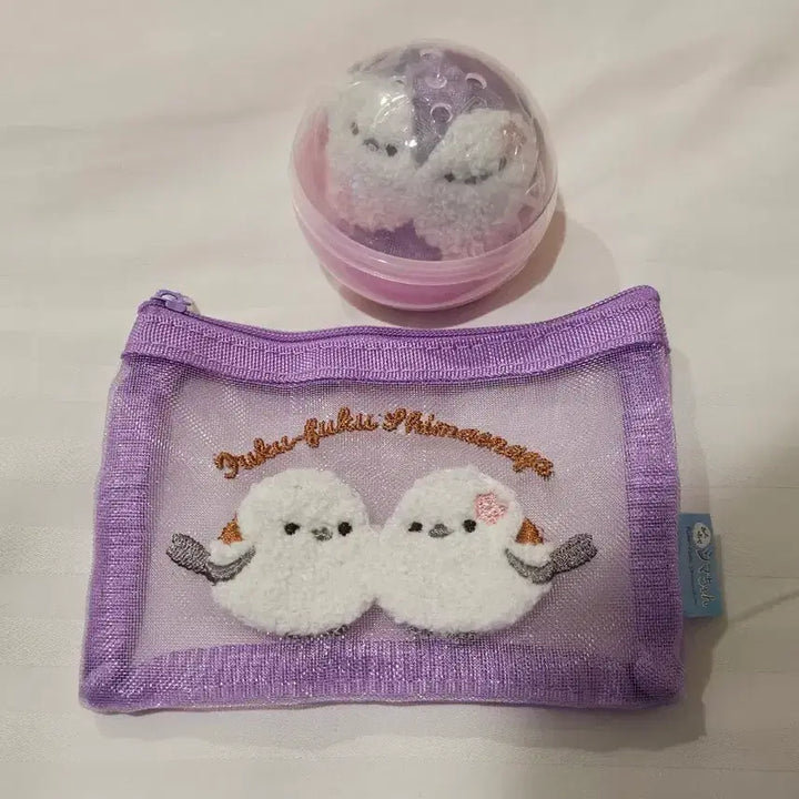 [BUNJANG] Shimaenaga Long-tailed Tit Card Holder Coin Purse Gacha / 시마에나가 흰머리오목눈이 뱁새 카드지갑 동전지갑 가챠