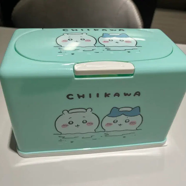 [BUNJANG] Chiikawa Mask Storage Case Mint / 치이카와 마스크 수납 케이스 민트