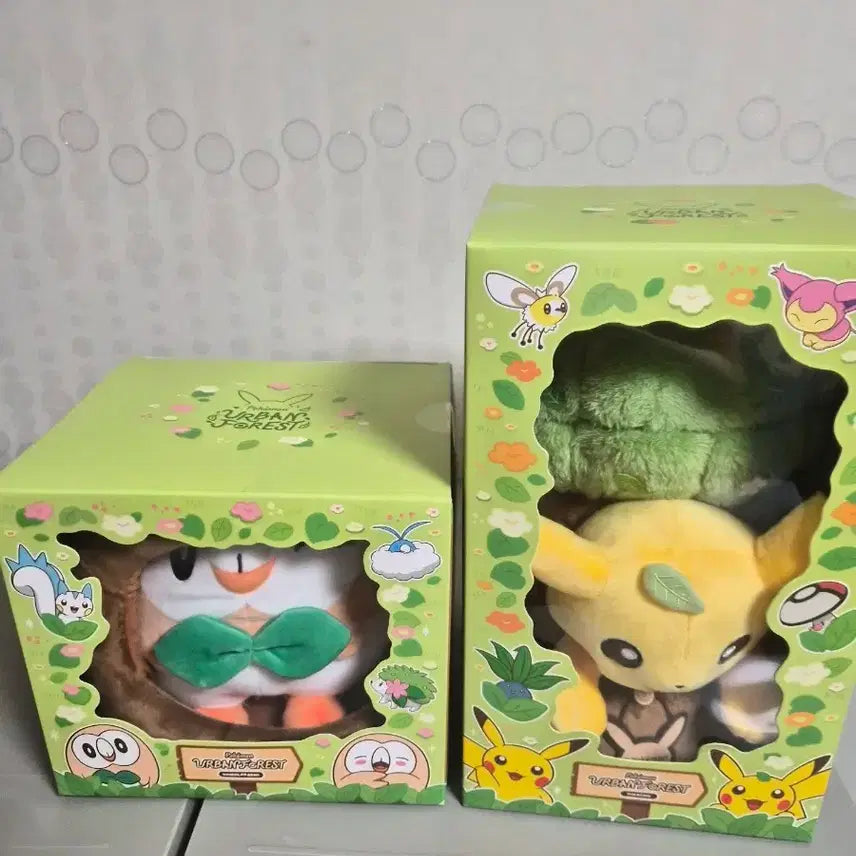 [BUNJANG] Pokemon Urban Forest Plush Set / 포켓몬스터 어반 포레스트 인형