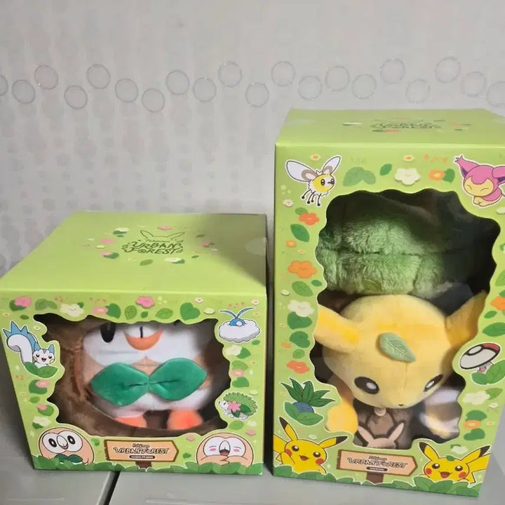 [BUNJANG] Pokemon Urban Forest Plush Set / 포켓몬스터 어반 포레스트 인형