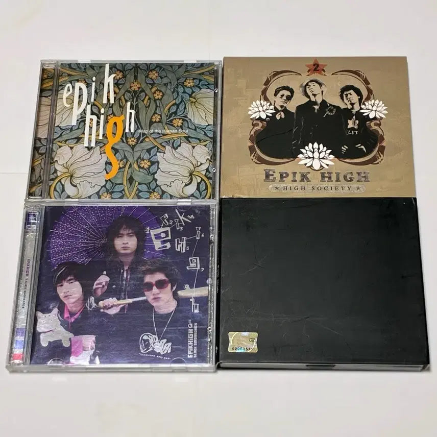 [BUNJANG] Epik High Bundle Set 4 Albums (Unsealed) / 에픽하이 개봉 앨범 4개 일괄 판매