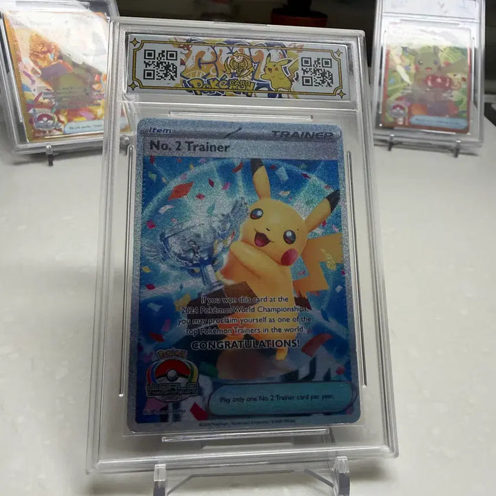 [BUNJANG] Pokemon World Championships 2025 Trophy Card Replica Set / 안전결제) 포켓몬스터 2024년 월드 챔피언십 트로피 카드 오리카