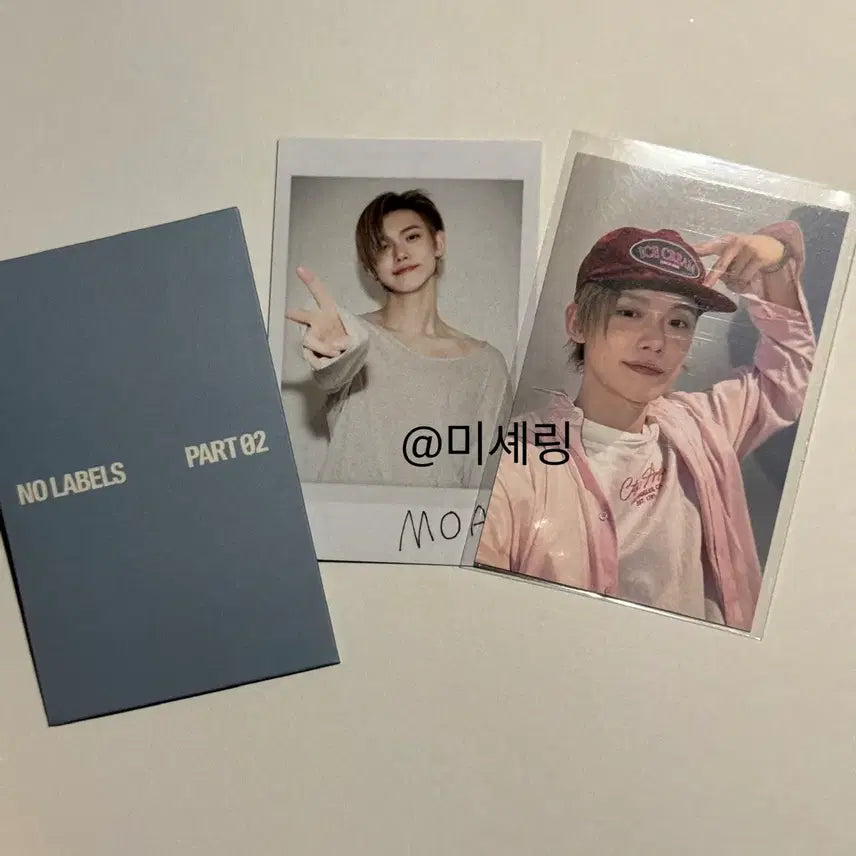 [BUNJANG] Yeonjun NOIR LABELS Part 2 Ice Cream Studio Photocard + Polaroid / 연준 노레이블즈 파트투 아이스크림 공방포카 +폴라