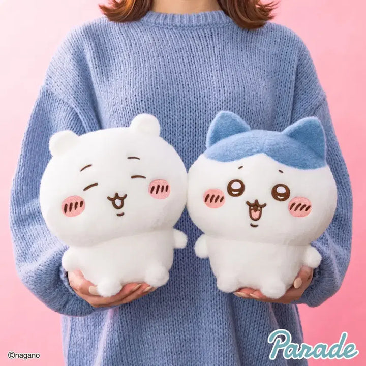 [BUNJANG] Chiikawa Shipu &amp; Mochi Mochi Medium Plush Doll / 퍼레이드 치이카와 시프와 모찌모찌 중형 인형