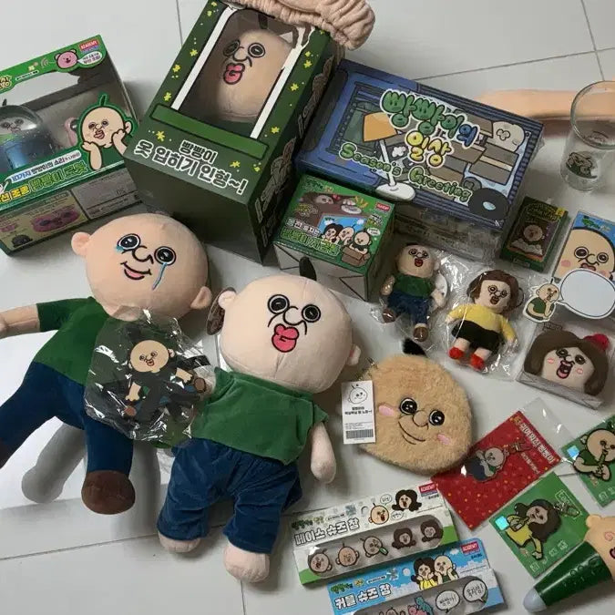 [BUNJANG] Bbangbbangyi Dolls &amp; Merchandise Bundle Set / 빵빵이 인형 밎 굿즈 일괄판매합니다