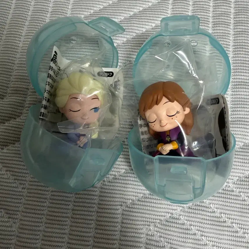 [BUNJANG] Disney Frozen Shoulder Buddy Figure Gacha Elsa Anna Set / 겨울왕국 어깨쿵 fig 피규어 가챠 엘사 안나