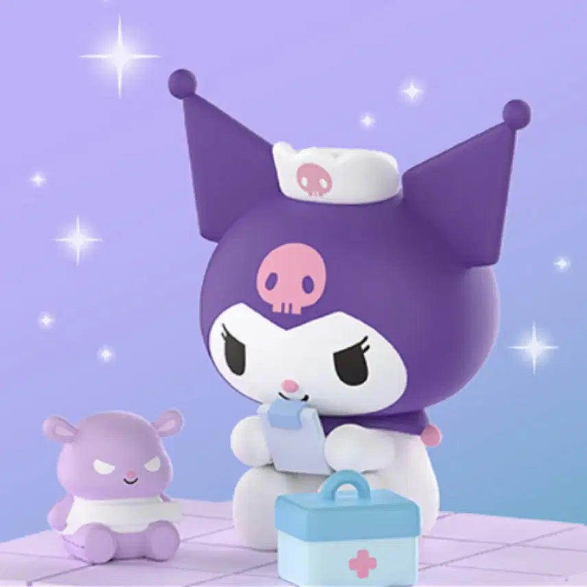 [BUNJANG] Sanrio Kuromi Nurse Villain Box Figure / 산리오 쿠로미 간호사 악동 박스 피규어