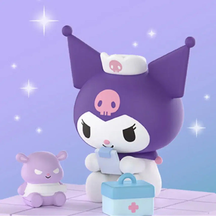 [BUNJANG] Sanrio Kuromi Nurse Villain Box Figure / 산리오 쿠로미 간호사 악동 박스 피규어