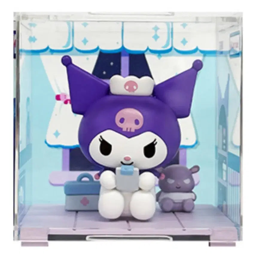 [BUNJANG] Sanrio Kuromi Nurse Villain Box Figure / 산리오 쿠로미 간호사 악동 박스 피규어