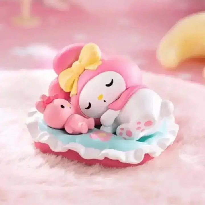 [BUNJANG] Pop Mart Pucky x Sanrio My Melody Nap Figure (Sealed) / 미개봉) 팝마트 폴어슬립 산리오 마이멜로디 낮잠 피규어