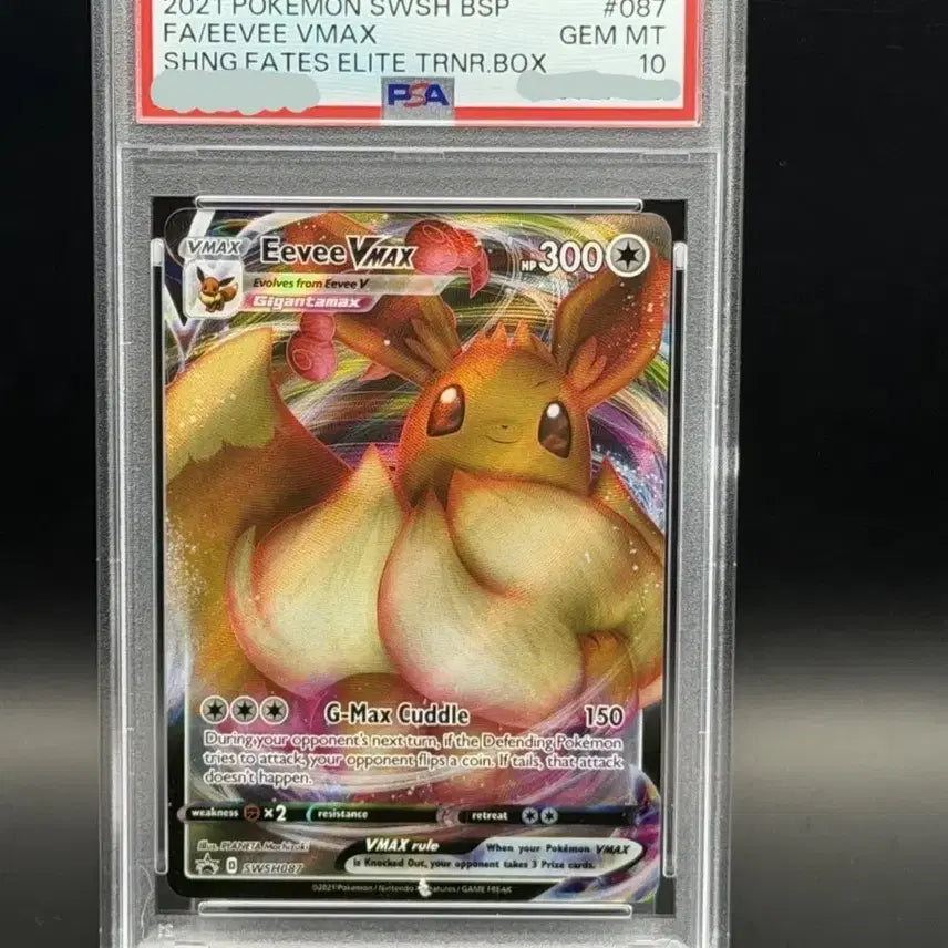 [BUNJANG] Pokemon North American Eevee VMAX Full Art Card PSA 10 / PSA 10 포켓몬스터 북미판 이브이 VMAX 풀아트