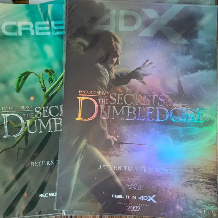 [BUNJANG] Fantastic Beasts: The Secrets of Dumbledore Special Exhibition Poster Set / 신비한 동물사전과 덤블도어의 비밀