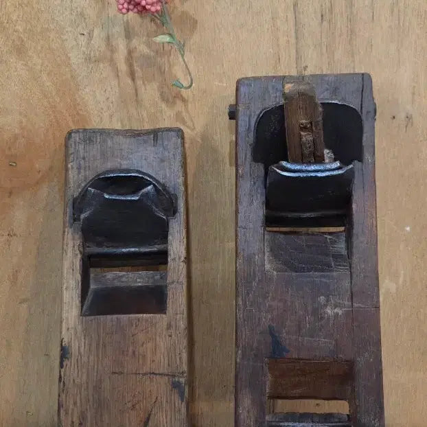 [BUNJANG] Antique Hand Plane Set (2 pcs) / 땟물좋은 대패 2점