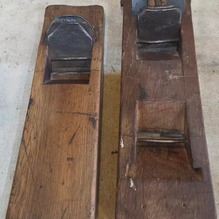 [BUNJANG] Antique Hand Plane Set (2 pcs) / 땟물좋은 대패 2점