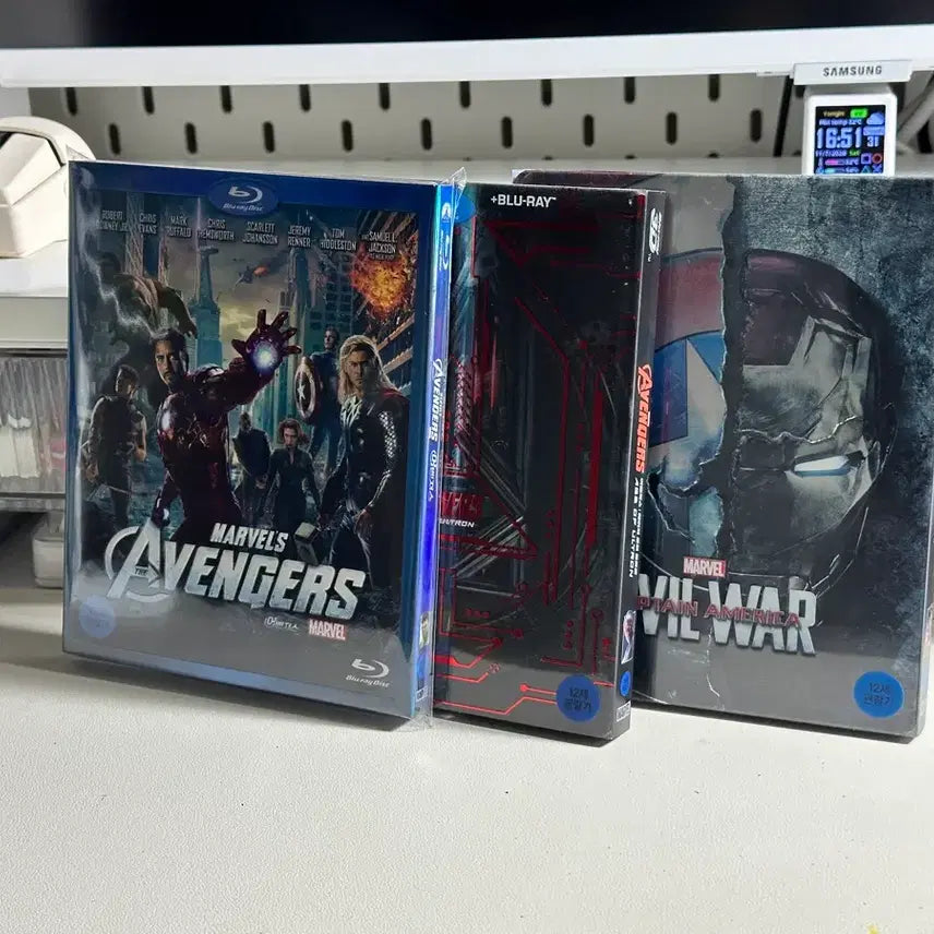 [BUNJANG] Marvel Avengers Blu-ray Bundle Set / 마블 어벤져스 블루레이 / 캡틴 아메리카 시빌 워 블루레이 일괄