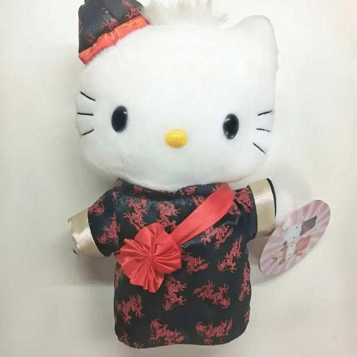 [BUNJANG] Vintage Chinese-style Kitty Plush / 고전키티인형