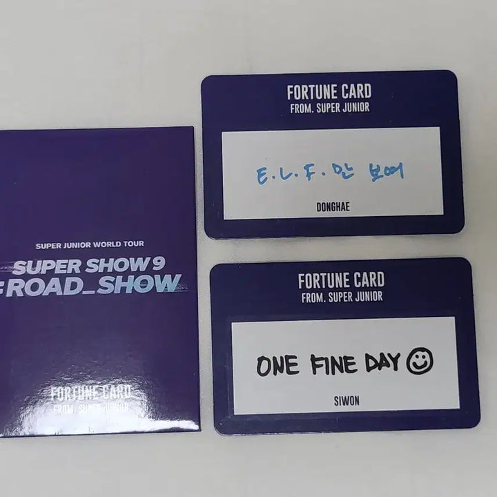 [BUNJANG] Super Junior Super Show 9 Donghae Photocard &amp; Fortune Scratch Card / 슈퍼주니어 슈퍼쇼9 동해 포카 &amp; 포춘 스크래치 카드