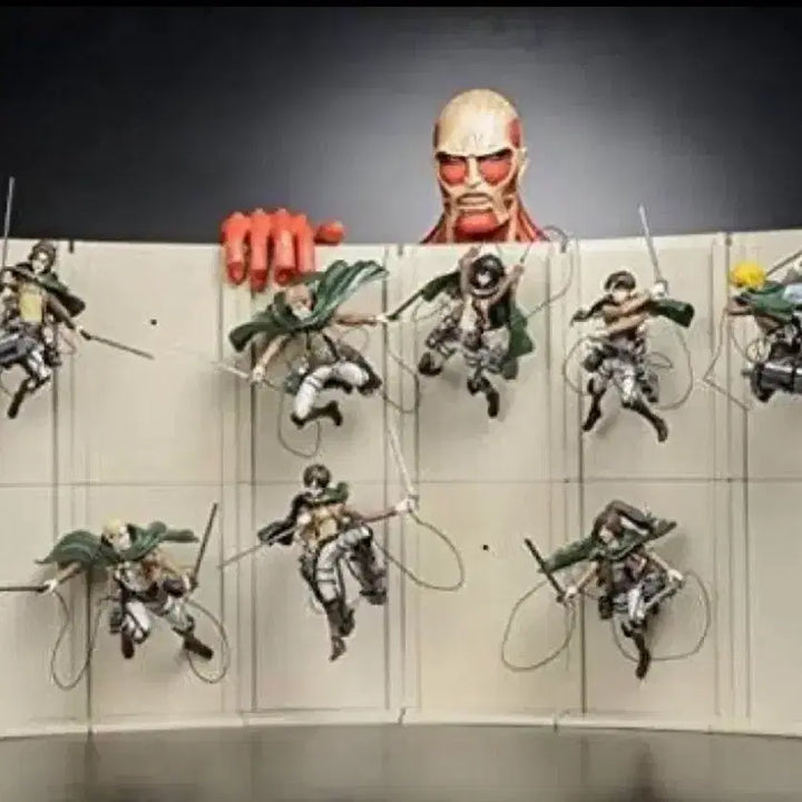 [BUNJANG] Attack on Titan Magazine Figure Full Set / 진격의거인 월간잡지 피규어 풀셋트