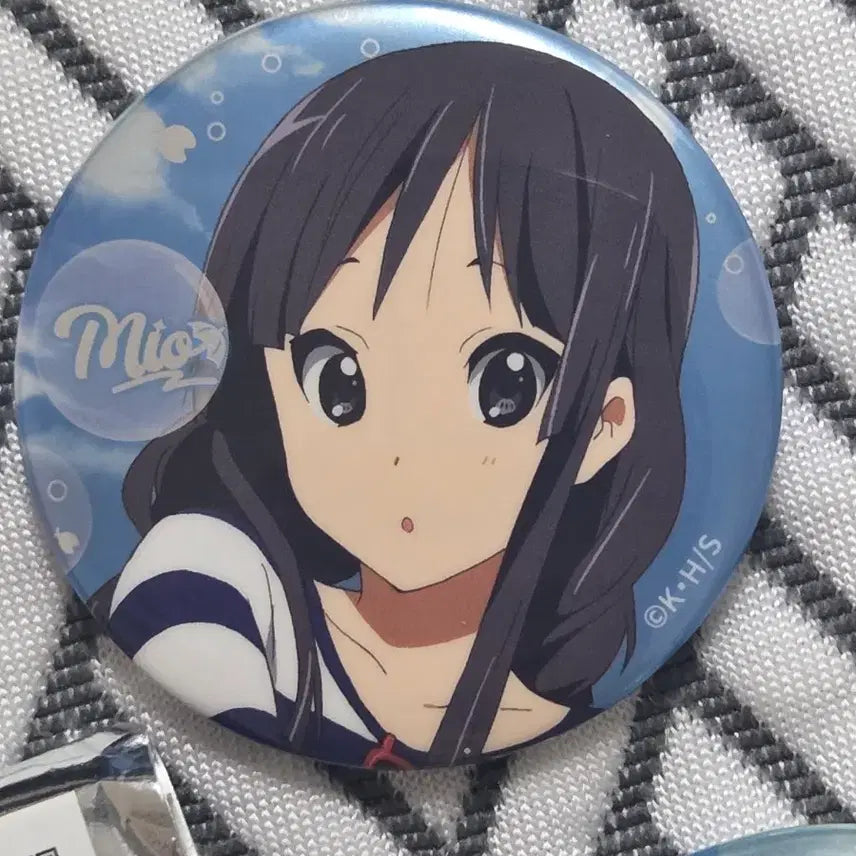 [BUNJANG] K-On! Mio Akiyama 2-Set Badge Bundle / 케이온 미오 뱃지 2종 세트 일괄