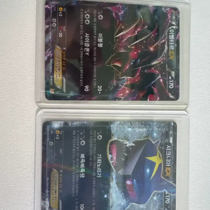 [BUNJANG] Pokemon Card Yveltal EX &amp; Sharpedo EX / 포켓몬카드 Ex 이벨타르, 샤프니아