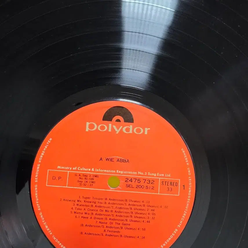 [BUNJANG] ABBA LP / 아바 LP
