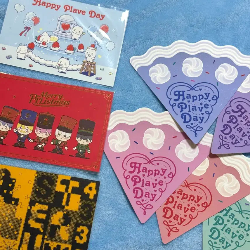 [BUNJANG] PLAVE Postcard Set / 플레이브 엽서 2주년 케이크 편지 세트