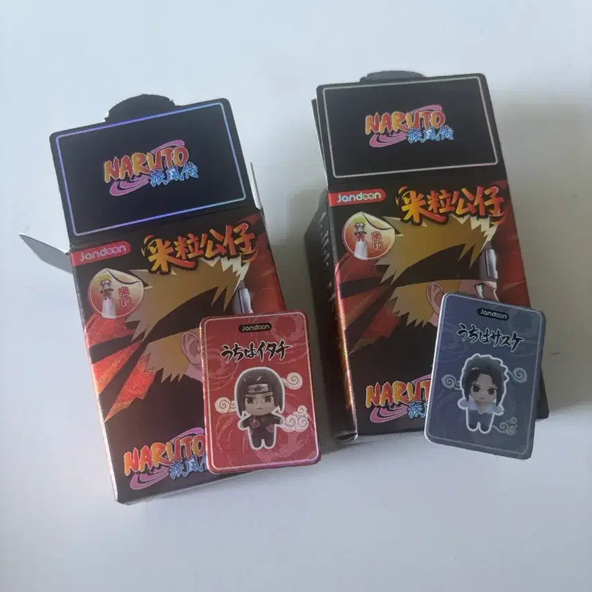 [BUNJANG] Naruto Rice Ball Figure Itachi &amp; Sasuke / 나루토 쌀알 피규어 이타치&amp;사스케