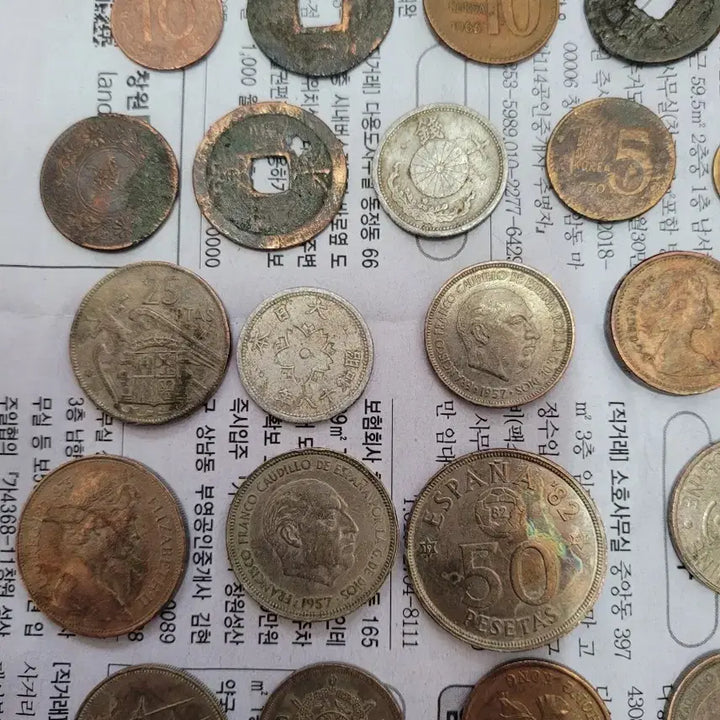 [BUNJANG] Various World Coins Collection (32 pcs) / 각종한국+외국 주화 모음(수집용).