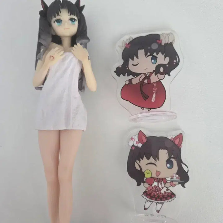 [BUNJANG] Rin Tohsaka Fate/stay night Figure Acrylic Bundle Set / 토오사카린 엑스트라 페이트스테이나이트 일괄 피규어 아크릴