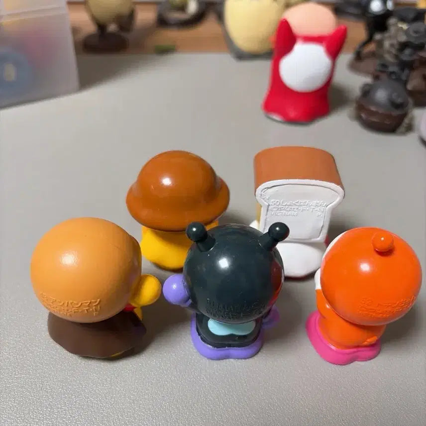 [BUNJANG] Anpanman Finger Puppet Set (5 Types) / 호빵맨 손가락인형 5종 세트