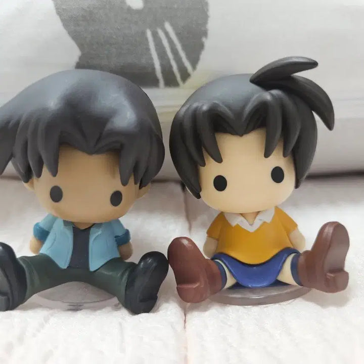 [BUNJANG] Detective Conan Heiji &amp; Kazuha Petal Doll Bundle Set / 명탐정 코난 헤이지 카즈하 페타돌 2종 일괄