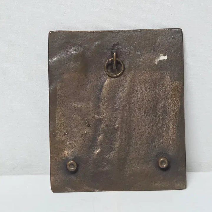 [BUNJANG] Hungarian Bronze Relief Sculpture of Saint Elizabeth / 헝가리 작품. 성 엘리사벳 청동 부조 작가 작품 가톨릭 천주교