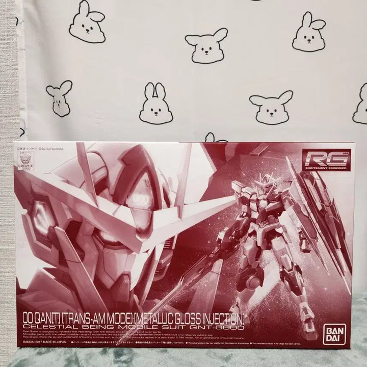 [BUNJANG] Bandai RG 00 Qant Trans-Am Metallic Gloss Injection / (무료배송ㅂ)반다이 RG 더블오 퀀터 트란잠 메탈릭 글로스 인젝션