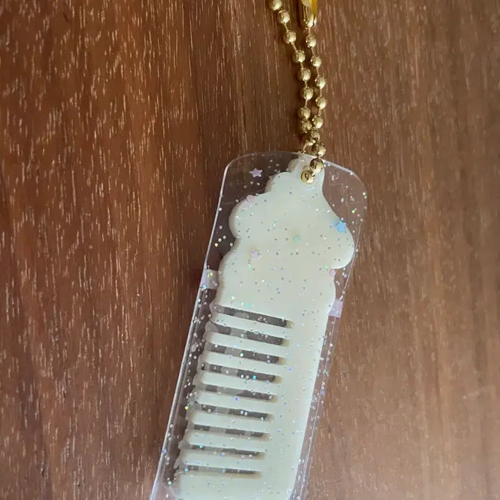 [BUNJANG] Sanrio Characters Charming Comb Miniature Comb Pompompurin / 산리오 캐릭터즈 차밍 콤 미니어쳐 빗 가챠 폼폼푸린