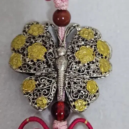 [BUNJANG] Antique Butterfly Pattern Norigae / 옛날 나비문 노리개  은제?금니?희귀노리개 옛노리개