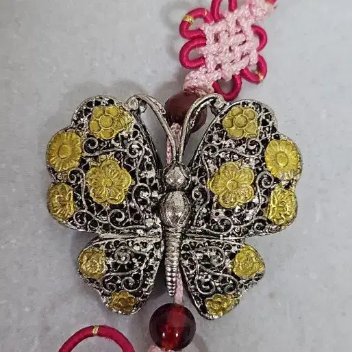 [BUNJANG] Antique Butterfly Pattern Norigae / 옛날 나비문 노리개  은제?금니?희귀노리개 옛노리개