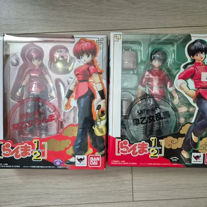 [BUNJANG] Ranma 1/2 Ranma (Female &amp; Male) SHF Figures Bundle Set / 구판 shf 란마 여자 남자 일괄