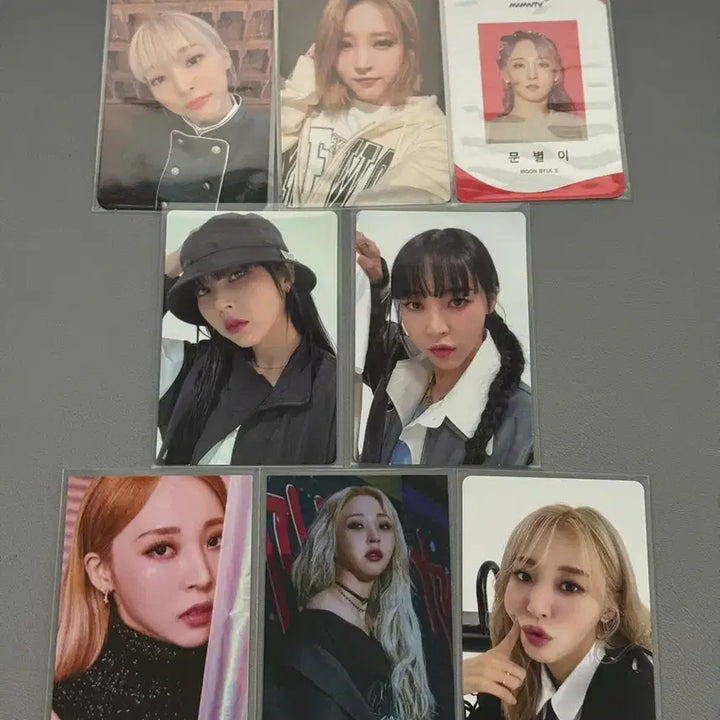 [BUNJANG] Mamamoo Moonbyul Bundle Set Photocard + Cafe Set (8 pcs) / [일괄]마마무 문별 포토카드+카페 8장